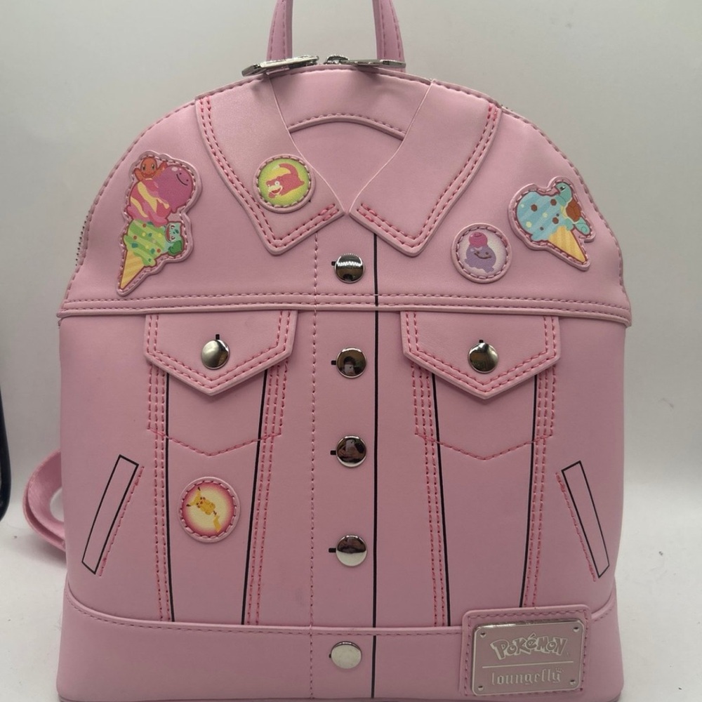 Loungefly Pokémon Ice Cream Convertible Mini Backpack & wallet Set - Picture 8 of 11